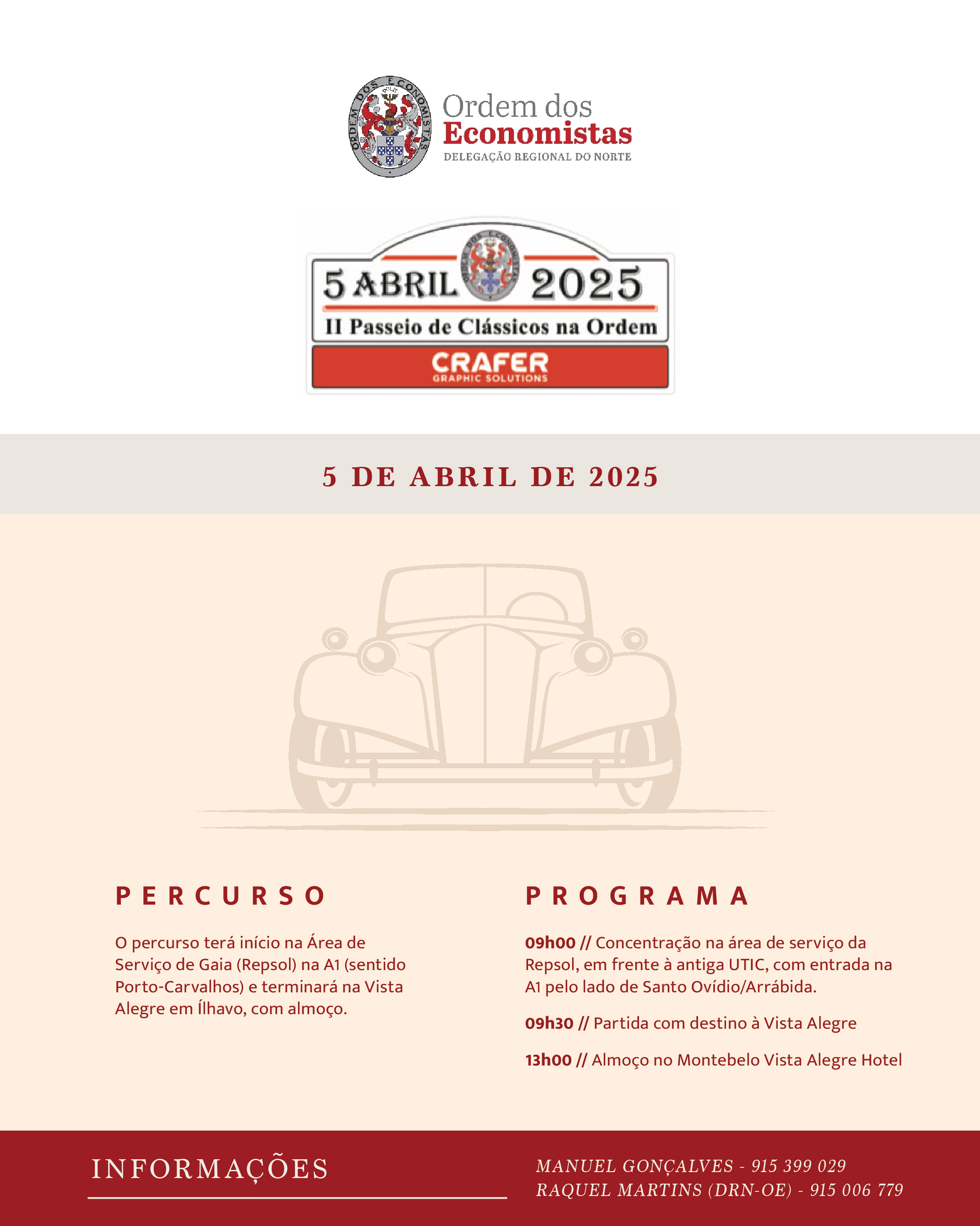 II Passeio de "Cl&aacute;ssicos na Ordem" - ...